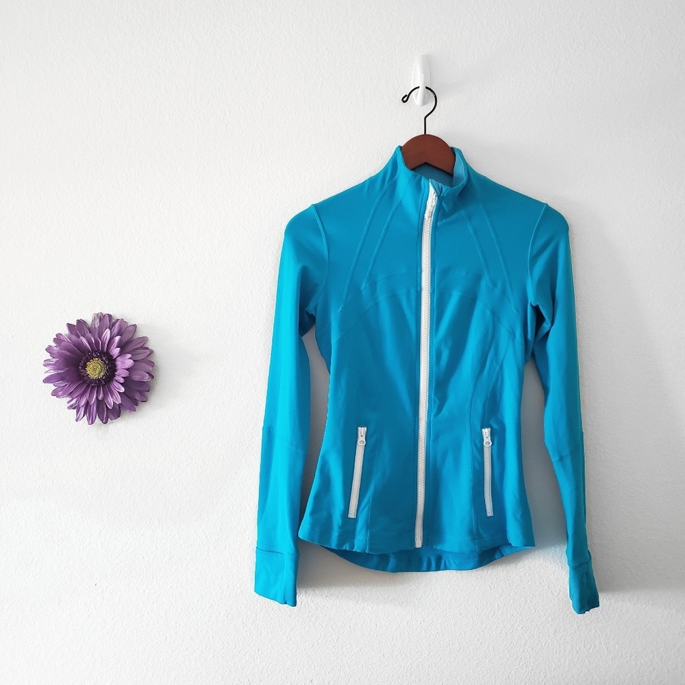 Lululemon Define Jacket Snorkel Blue Size 4 - Picture 1 of 8